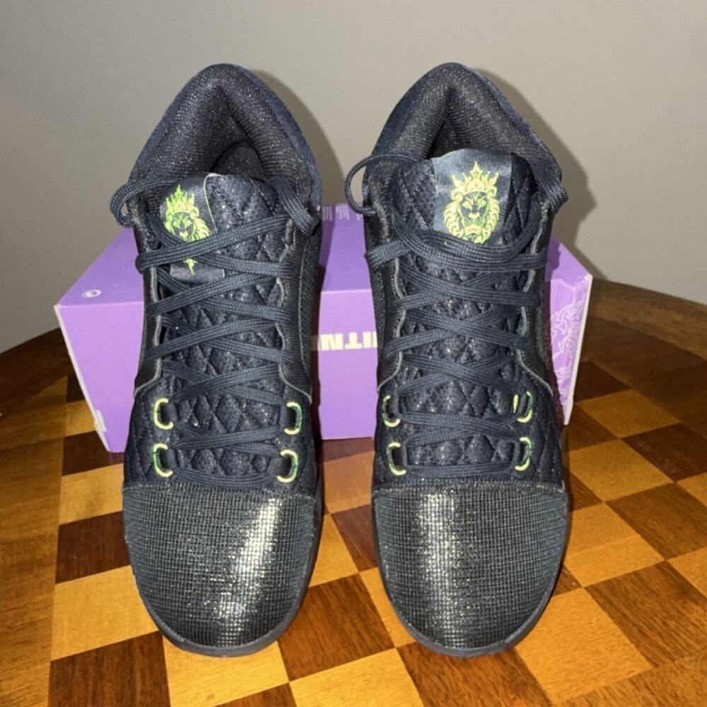 Size 12 Nike LeBron Witness 8 Black Volt FB2239-001 Mens 2023 - Picture 3 of 8